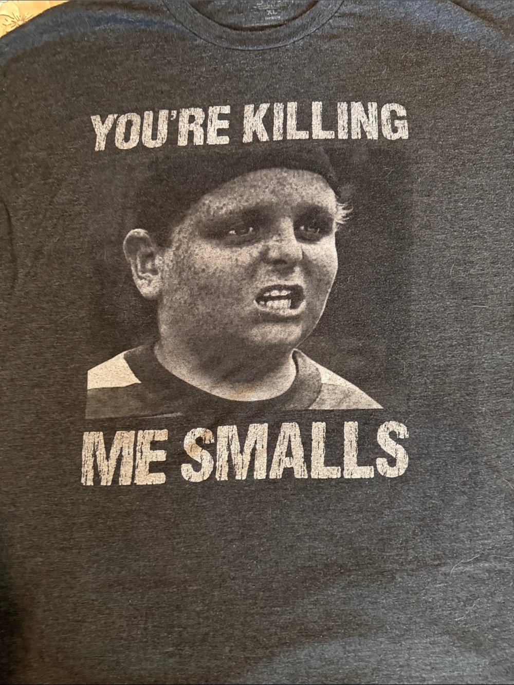 Charcoal Graphic Tee "You're Killing Me Smalls" sz XL